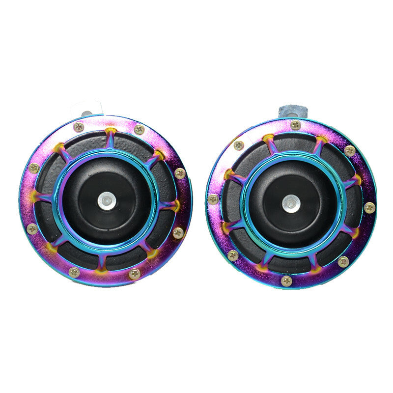 2x 12V 110db Loud Compact Grille Mount Electric Tone Blast Super Tone Basin Horn
