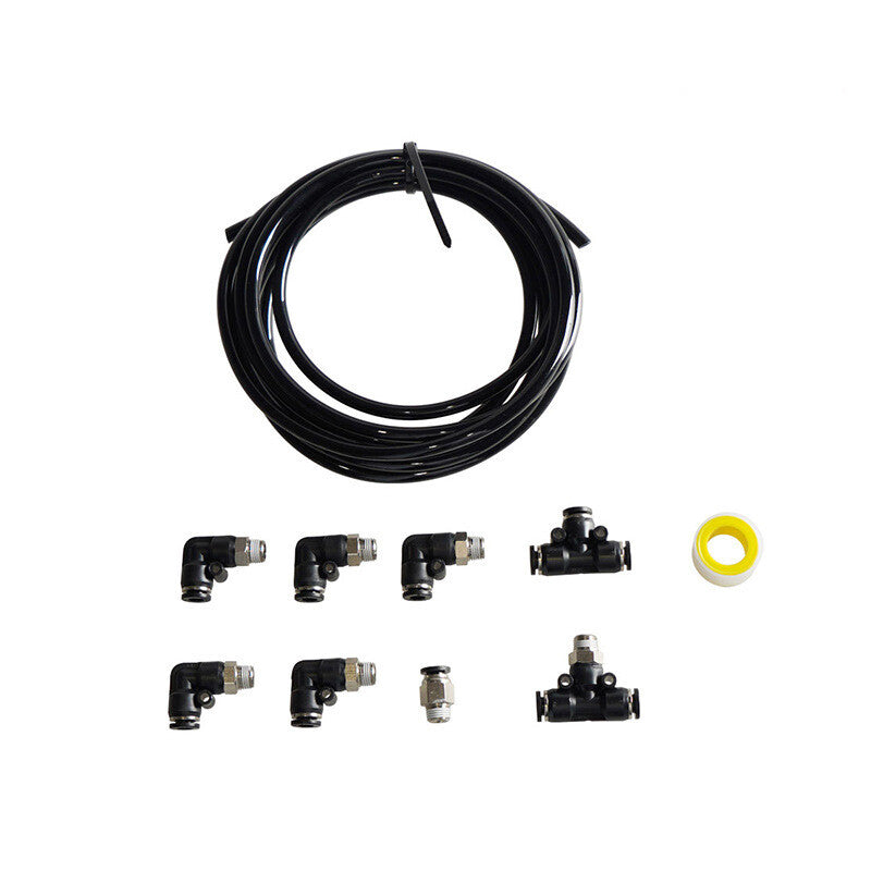 Black Vacuum Fitting Kit Turbo Wastegate Solenoid Replace for Turbo Vehicles