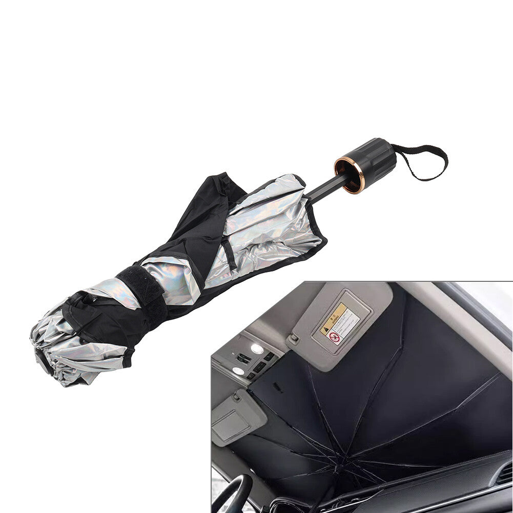 Laser Car Universal Umbrella Windshield Sunshade Heat Sun Shade Window Cover