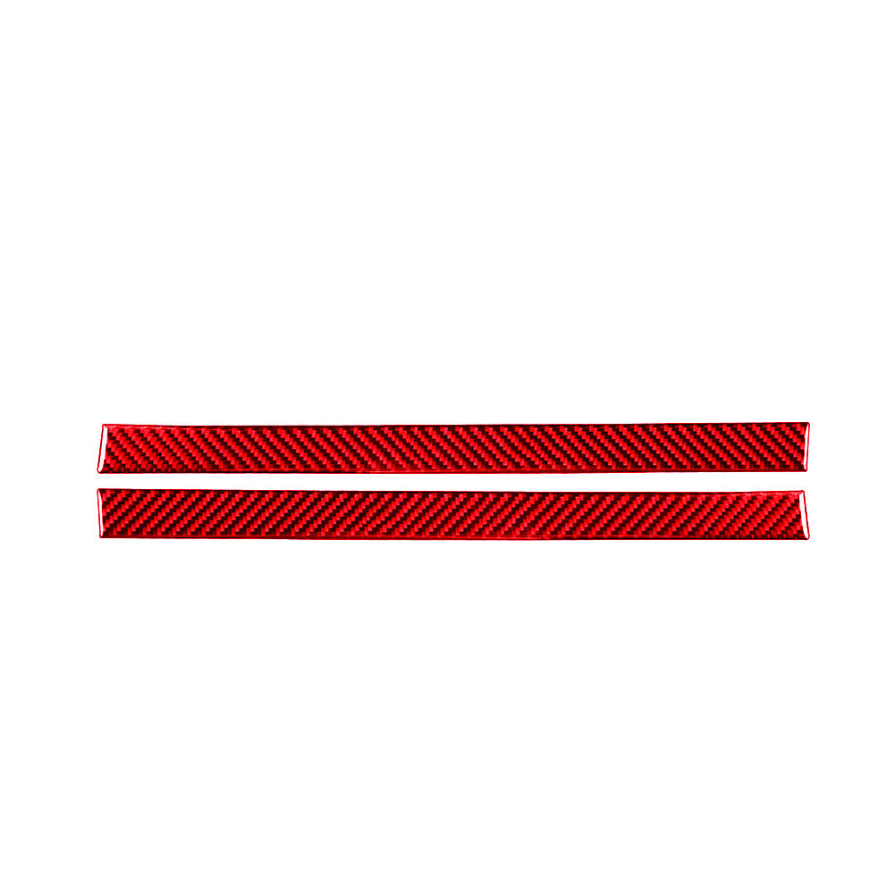 Red Carbon Fiber Rearview Mirrior Anticollision Cover for Toyota Tundra 2014-18