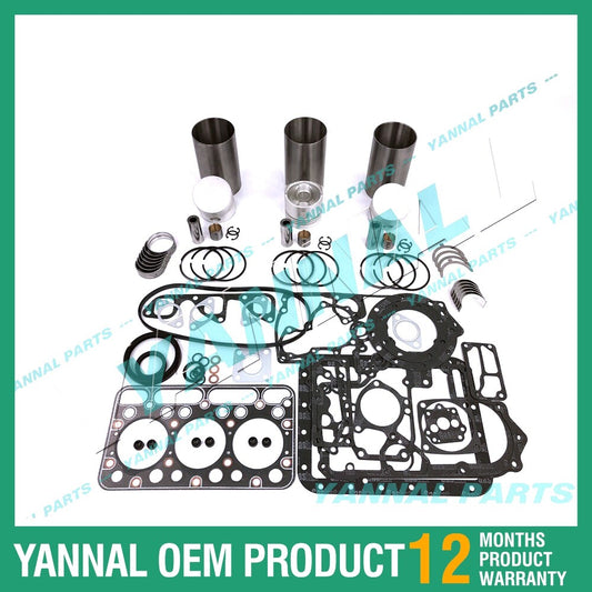 D1301 Overhaul and Reconstruction Kit with Shims and Bearings for Kubota Diesel Engines