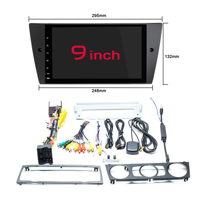 9Inch Android Car Radio for BMW E90/E91/E92/E93 3 Series Multimedia GPS Navigati