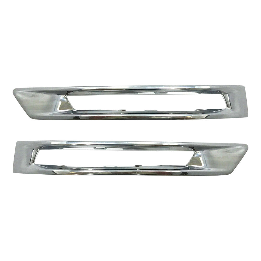 1 Pair Left Right Front Bumper Fog Light Grille Cover for 2014-2016 for Benz GLK