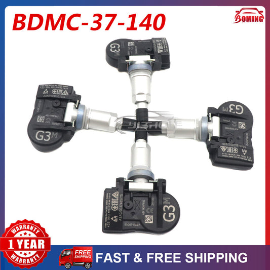 New 4pcs Tire Sensors BHB637140A TPMS 433MHz Set for Mazda MX-5 Miata BBP337140A