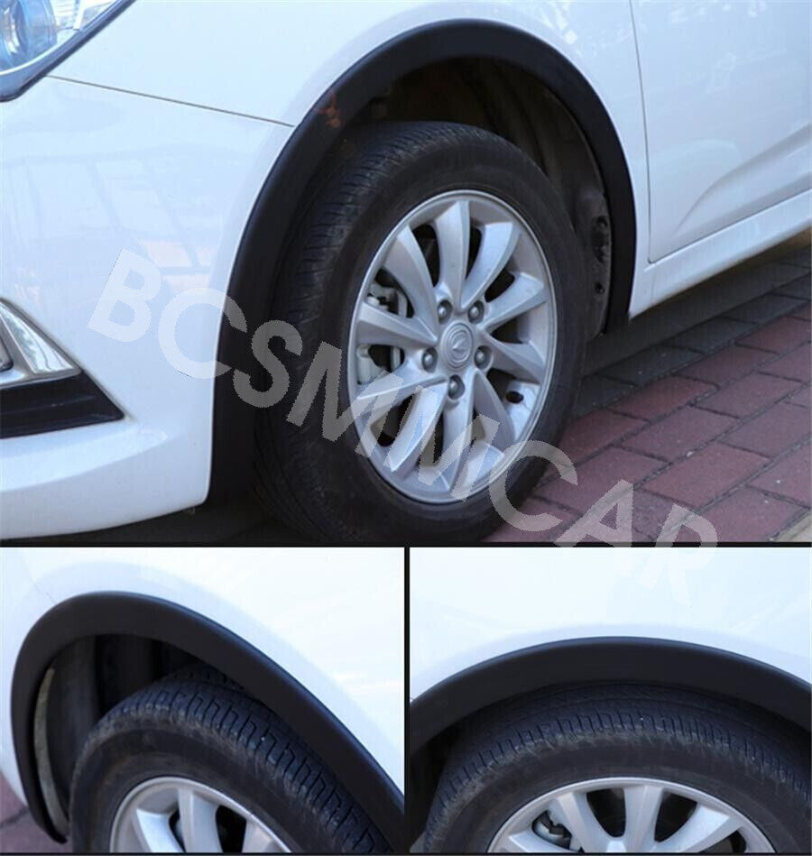 Car 1.5M Fender Flare Extender Wheel Eyebrow Strip Protector Arch Moulding Trim