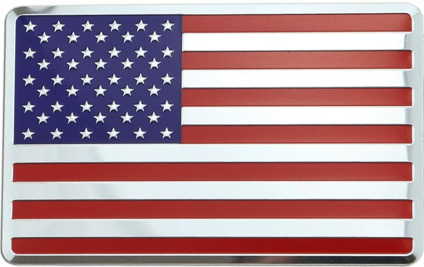 Car side fender rear trunk badge sticker American flag for Chevrolet