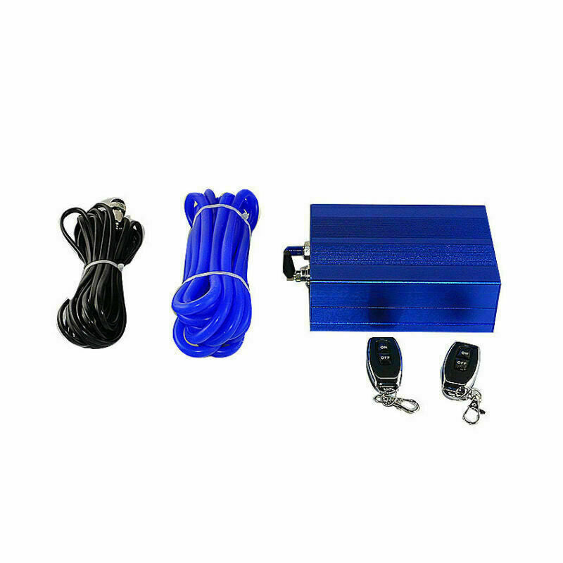 1x 3 Adjust The Sound Muffler W/ Exhaust Valve Dual Outlet 8 Body 680mm Long