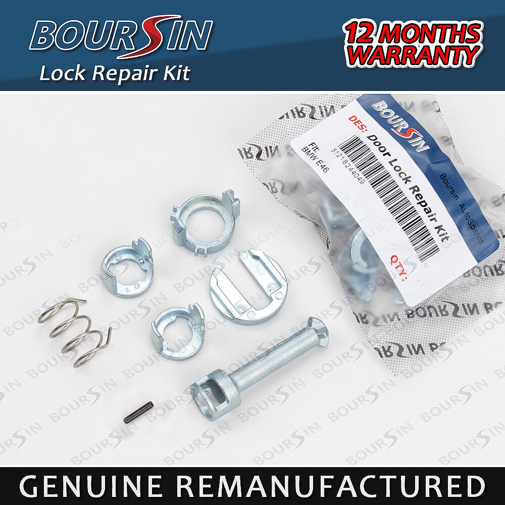 Door Lock Cylinder Barrel Repair Kit for BMW E46 323i 325i 328i 330i M3 1998-06