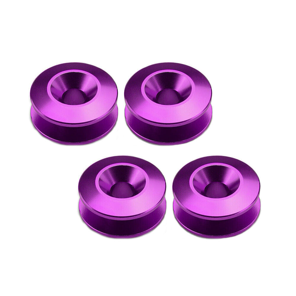 JDM Purple Quick Release Fasteners For Car Bumpers Trunk Fender Hatch Lids Kit