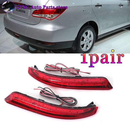 for Nissan Almera Bluebird Sylphy 2009-11 Rear Bumper Reflector Brake Light