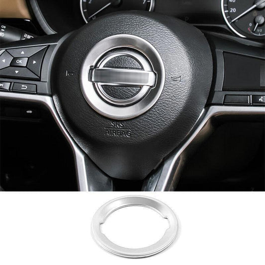 for Nissan Sentra 20-23 Steel Silver Steering Wheel Sheet Ring Moulding Trim 1X
