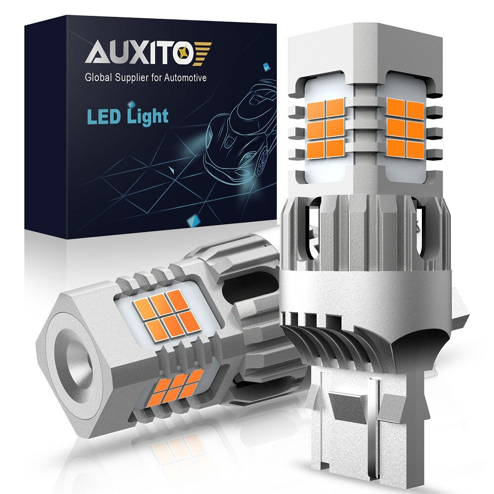 AUXITO 7440 LED turn signal bulb, overspeed warning light, CANbus error, no amber color