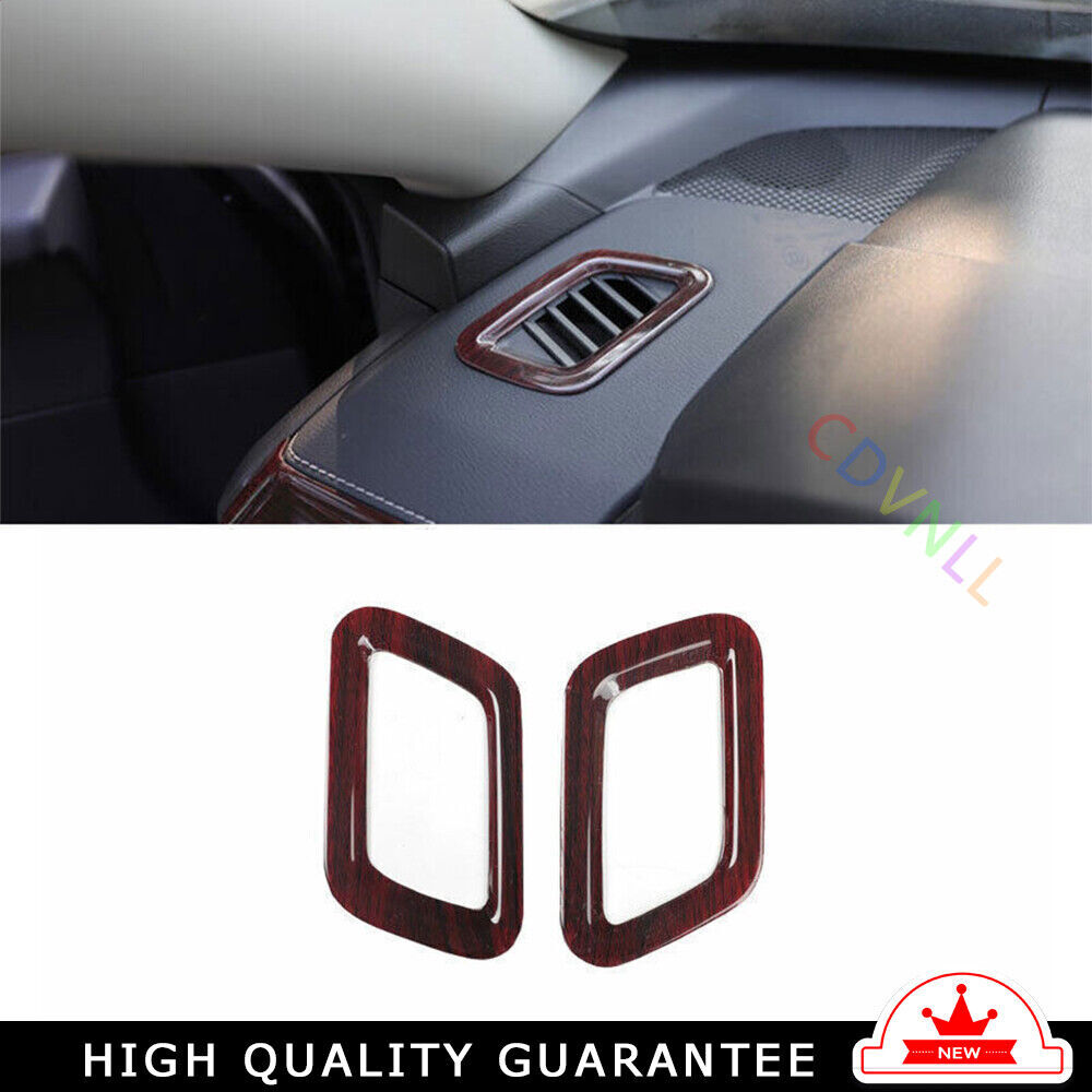 Instrument LR Air Outlet Vent Trim Fit for Nissan Altima 2019-22 Red Wood Grain