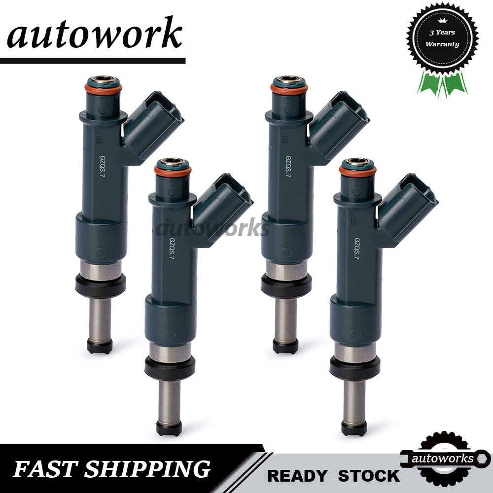 4X Fuel Injectors 23250-37020 for Toyota Prius for Lexus CT200h 1.8L 2010-2015