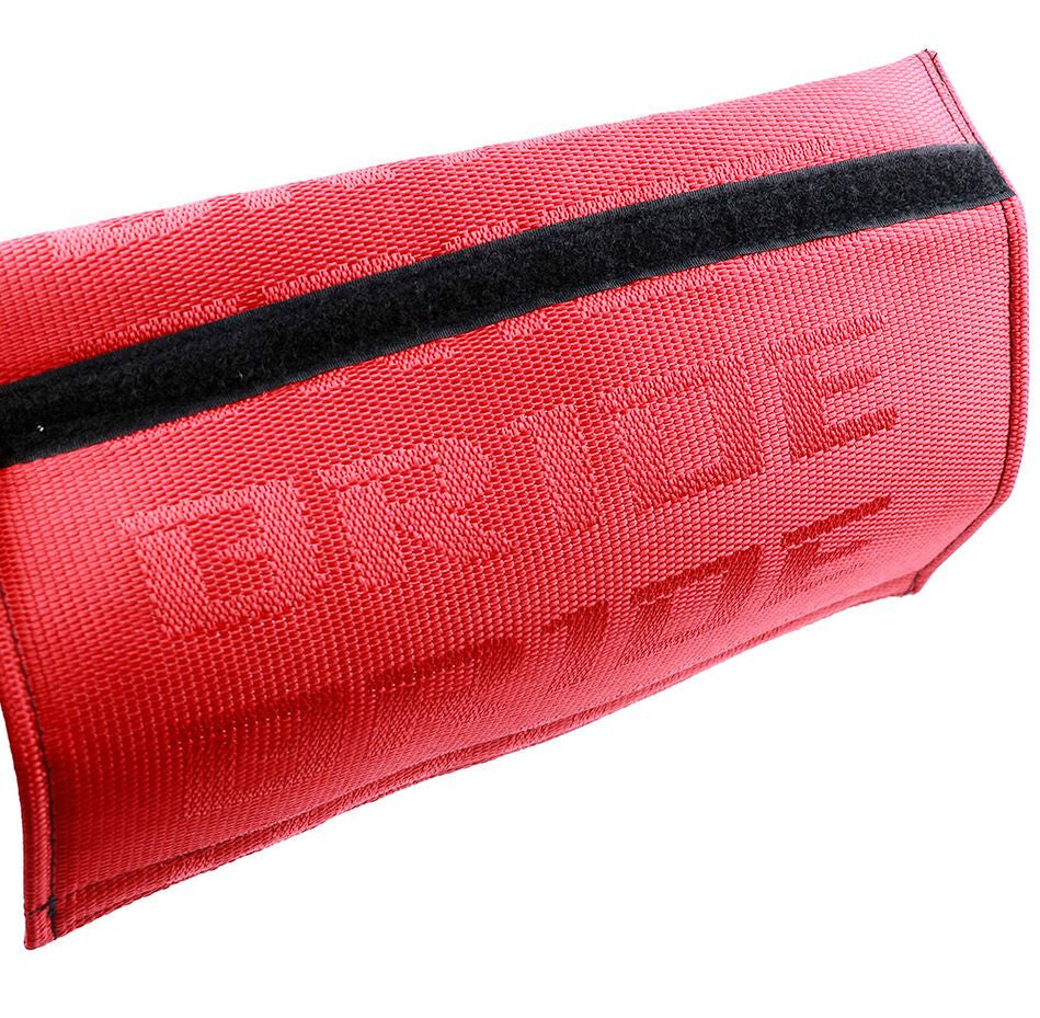 Car seatbelt cover, shoulder strap pad, red, suitable for Nissan (2 pieces)