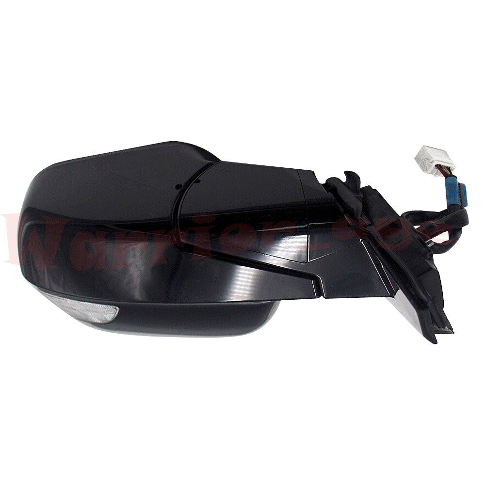 Black Left Door Side Mirror W/Turn Signal Heated 9Pin for Honda CRV 2007-2011