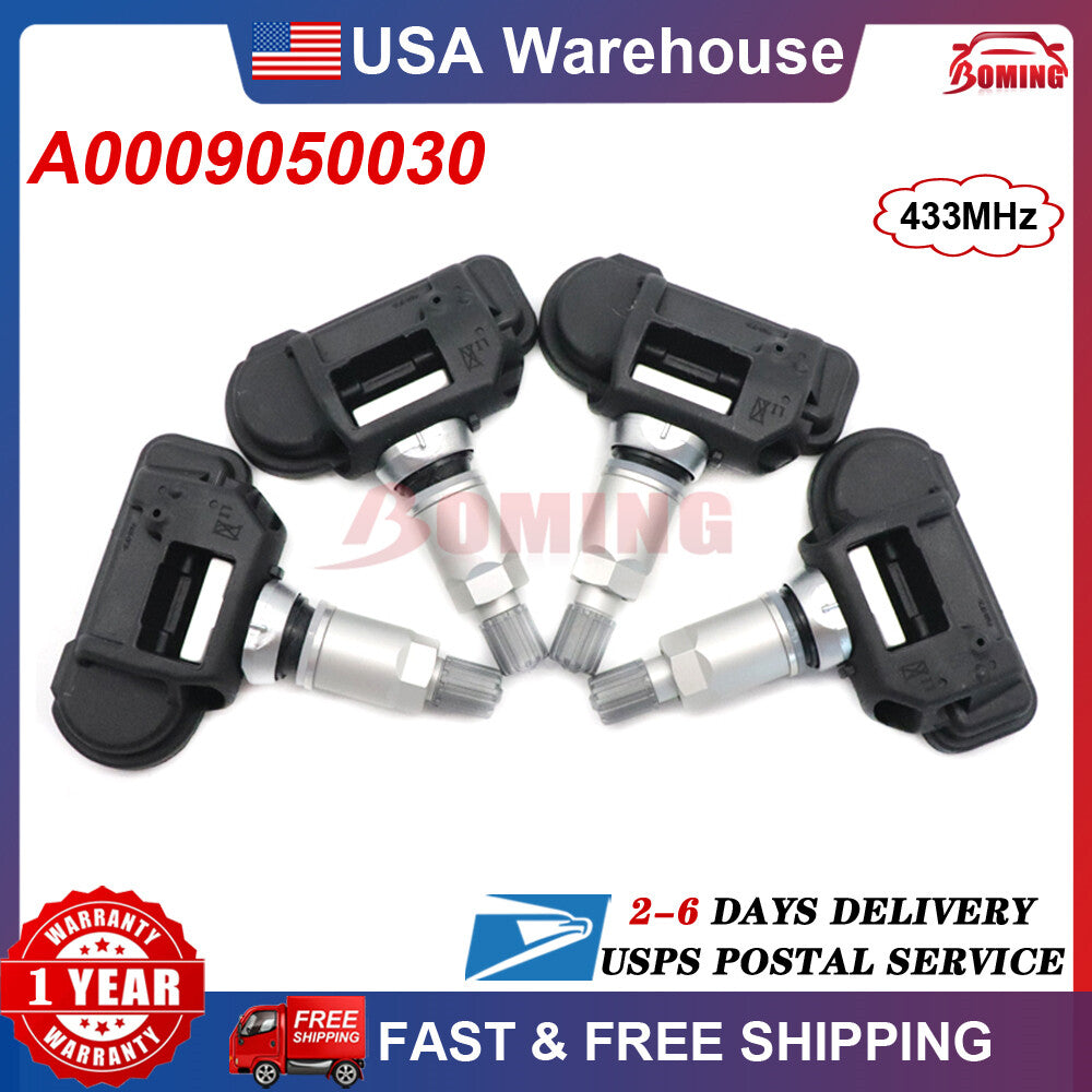 4-pack A0009050030 new for Mercedes-Benz Tire Pressure Monitoring Sensors (TPMS) 433MHz