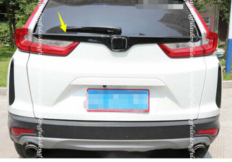 Gloss Black Rear Trunk Lid Upper Decor Strip Cover Trim for Honda CR-V CRV 17-22