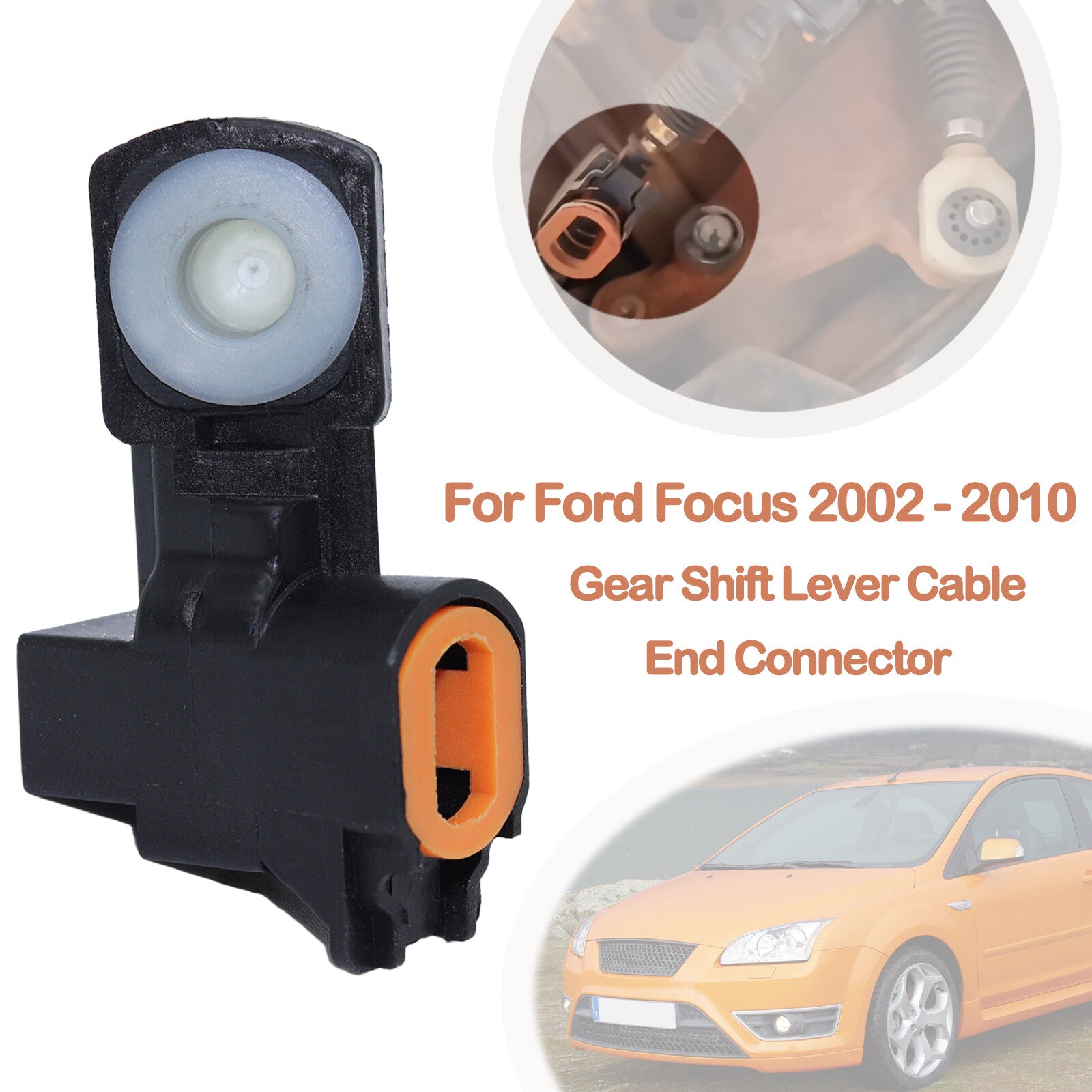 Gear Shift Cable End Rod Linkage Connector Bracket Kit for Ford Focus 2002-2010