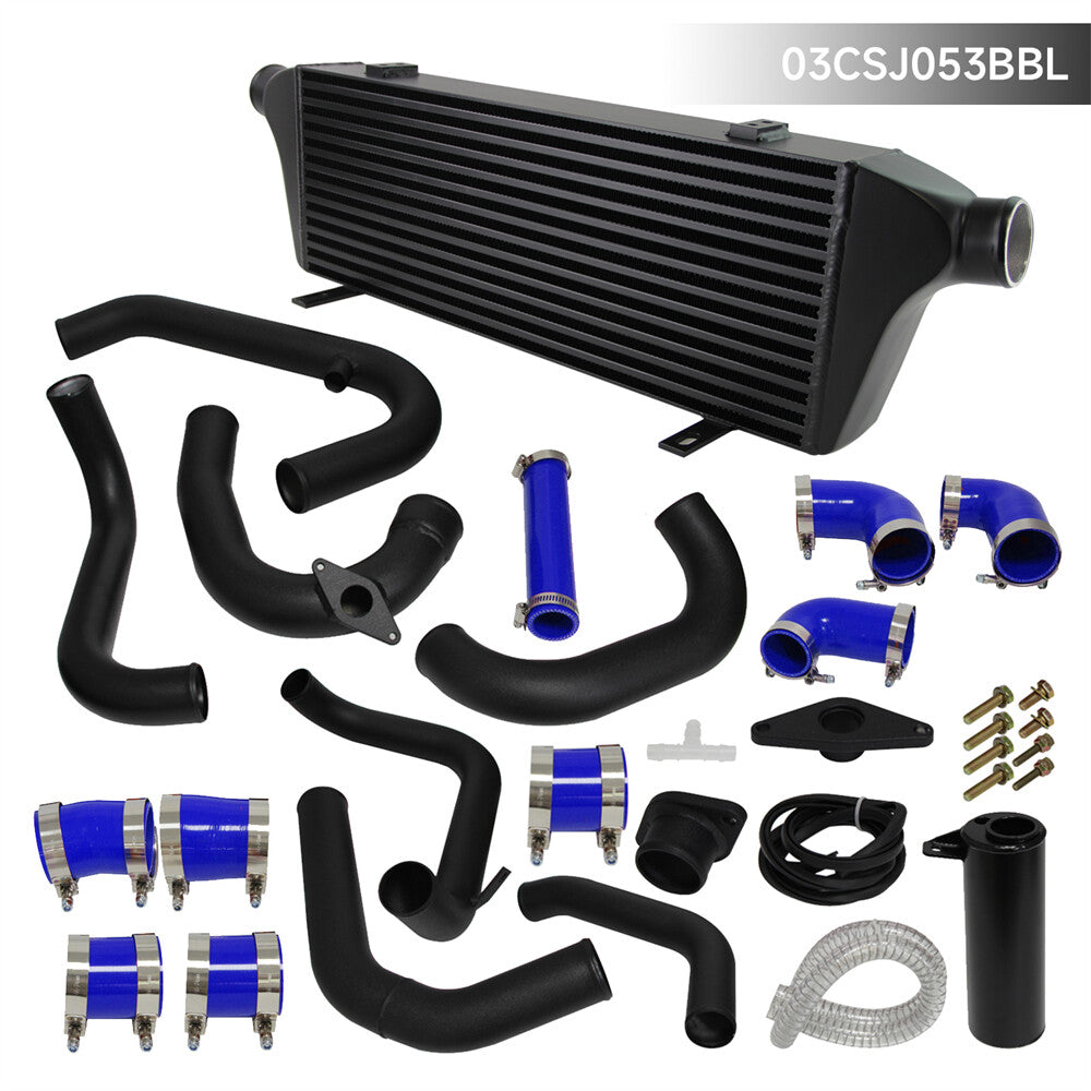 Bolt On Intercooler Kit for Subaru Impreza WRX STI Ej20 Ej25 2.5L 2008-2014 Blue