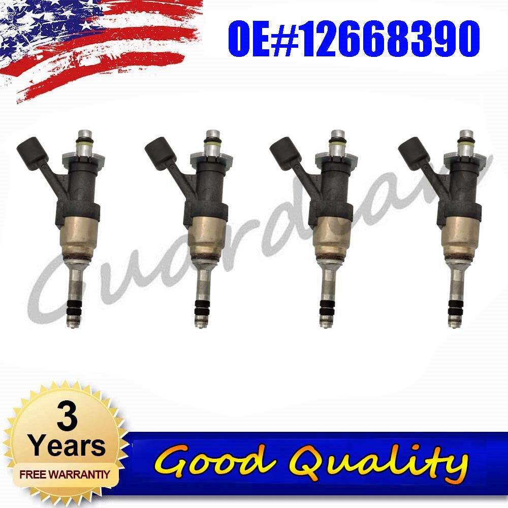 4PCS 12668390 Fuel Injector for Chevrolet Silverado Suburban Tahoe for GMC for Yukon