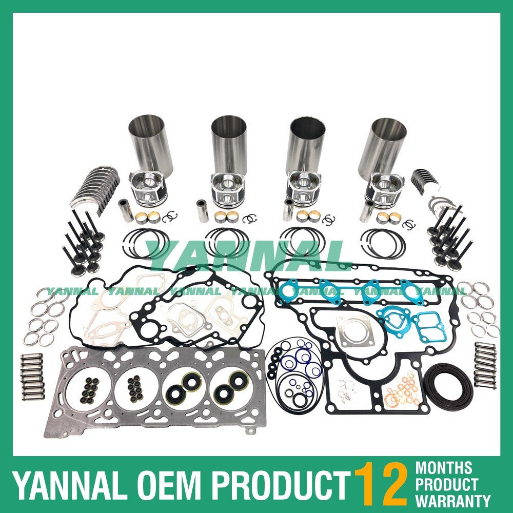new V2607 diesel engine with Kubota overhaul and rebuild kit and gasket kit