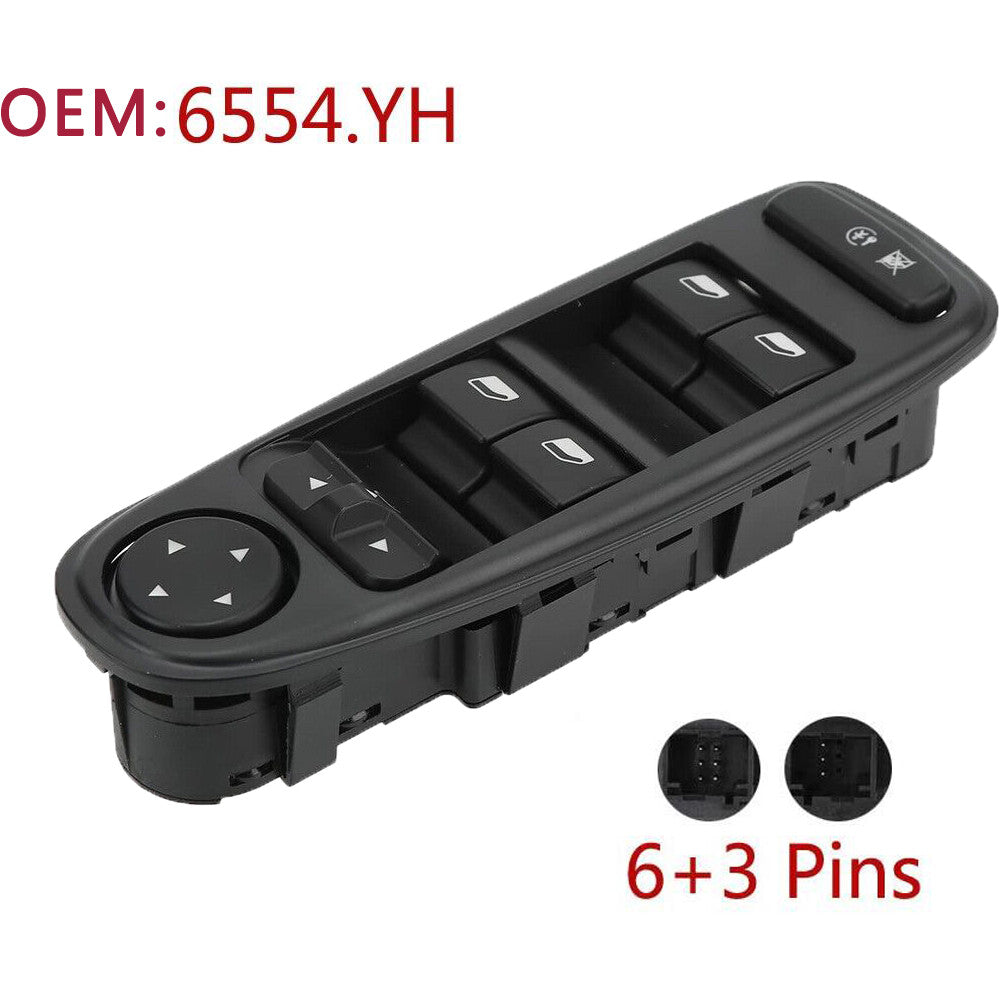 6554YH Electric Power Window Control Switch for Citroen C4 Grand Picasso 2007-14