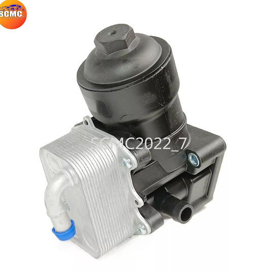 Oil Filter Housing w/Filter Cooler for AUDI A6 A6 Quattro 03L115389E 03L115389J