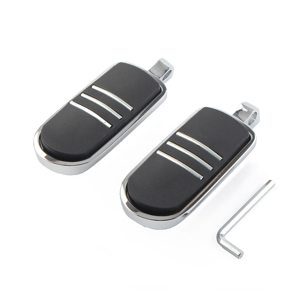 Male Foot pegs Footrest Pedal 32MM 1.25 for Harley Iron XL 883 1200 Dyna Chrome