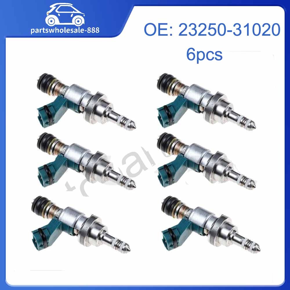 23250-31020 6-piece fuel injector kit for Lexus IS250 2006 - 2013 GS300 2006 2.5L
