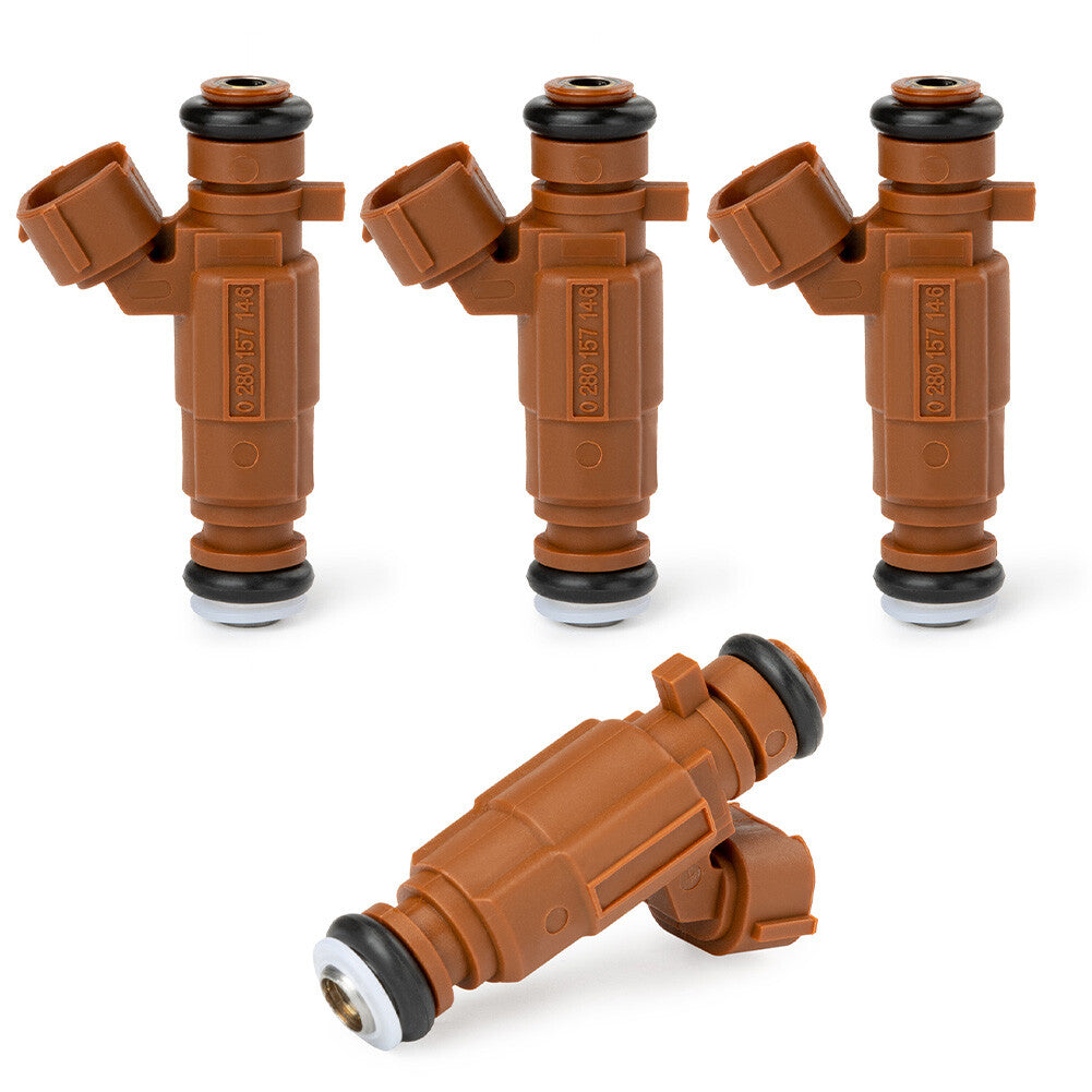 4-pack fuel injectors 16600-3RZ0A 0280157146 - new replacement parts for Nissan and for Renault .