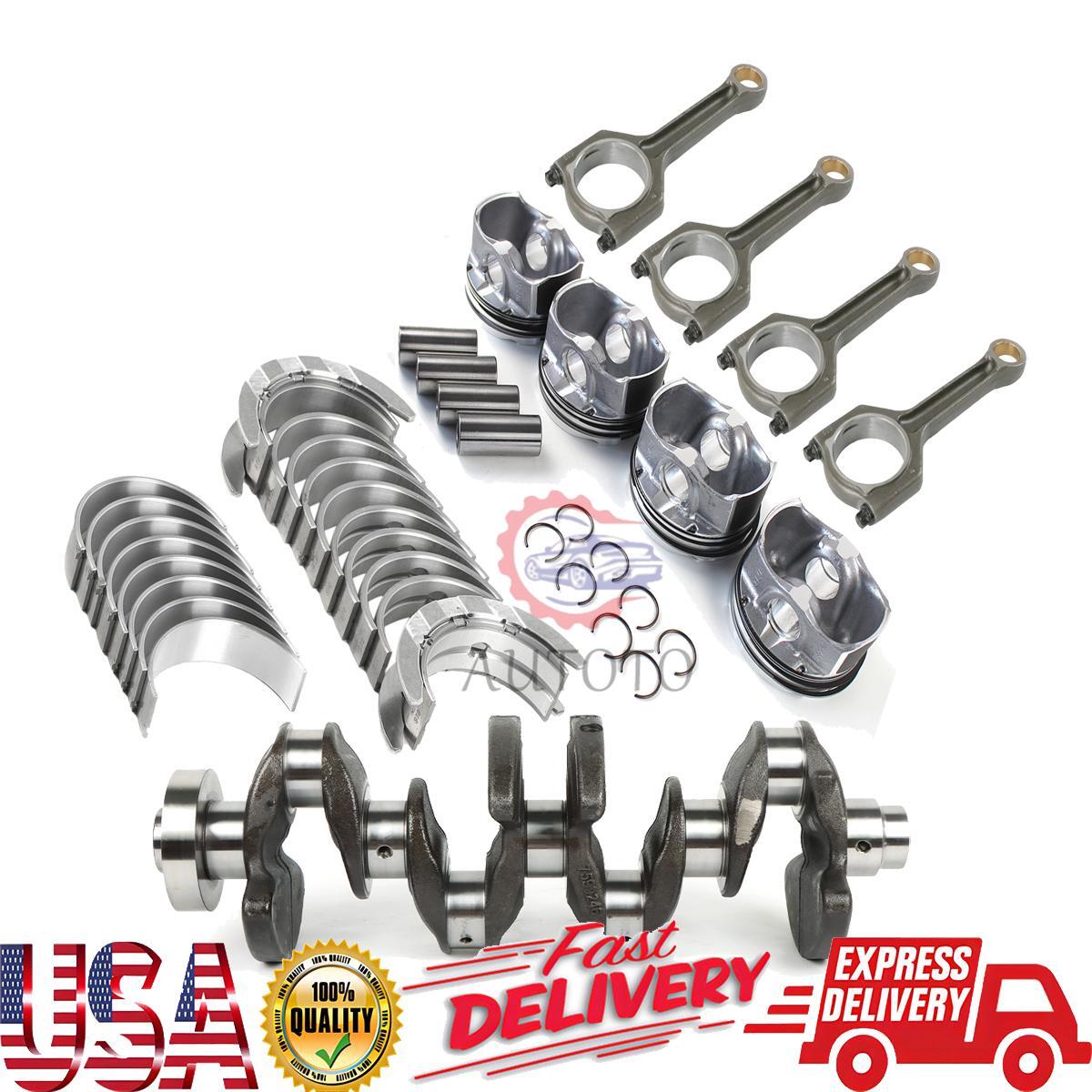 N20 N26 Crankshaft - Connecting Rod 11247624616 Pistons Rings ¦µ84mm Fits for BMW