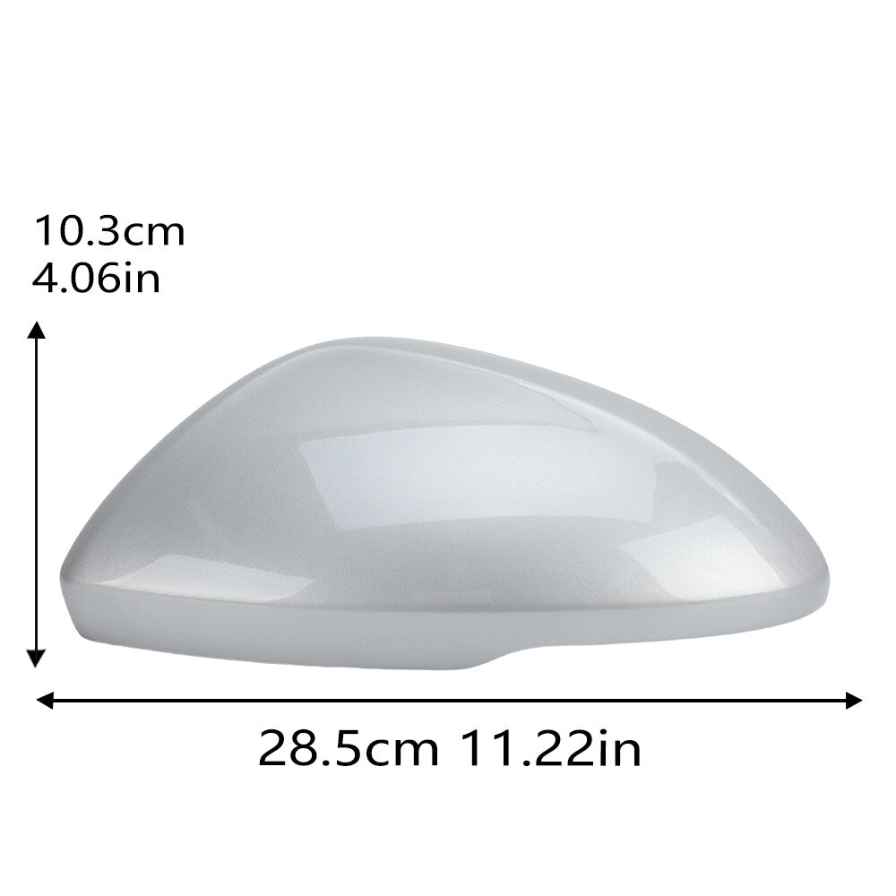 2¡Á F¨¹r for Chevrolet for Cruze 17-19 Au?enspiegel Spiegelgeh?use Abdeckung Silber L+R