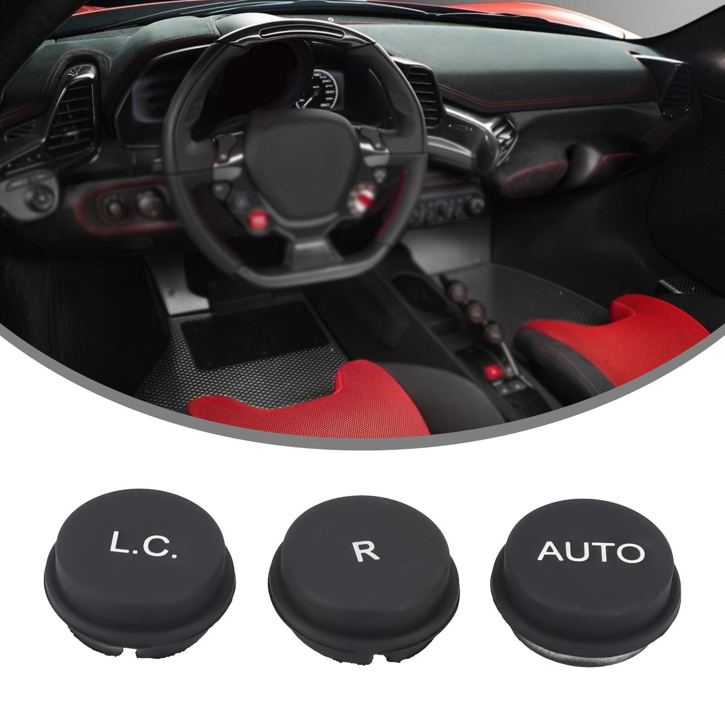 Gearbox Control Dashboard L.C R AUTO Button Panel for Ferrari 430,612,599 F1