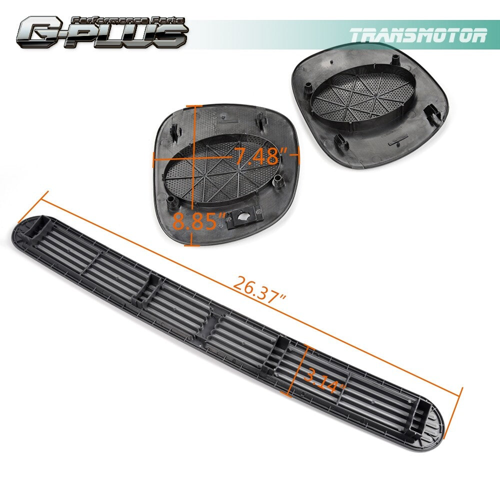 Dash defrost cover with left and right speaker grilles fits 98-05 Jimmy Blazer Sonoma