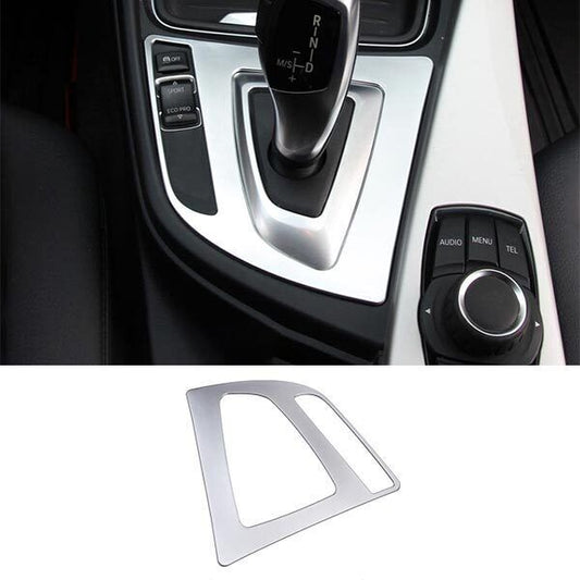 for BMW 3 4 Series GT 2013-2019 ABS Silver Gear Shift Central Console Cover Trim