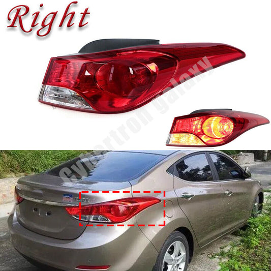 Right for Hyundai for Elantra 2011-2013 Outer tail light assembly Brake Lamp