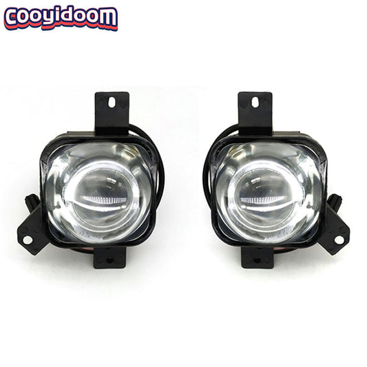 pair of front bumper fog lights, driving lights, and headlights suitable for Volkswagen GOL