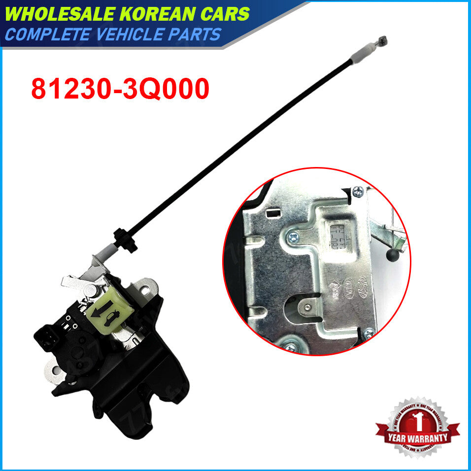 new rear tailgate lock actuator 2009-2015 for Hyundai Sonata sedans.