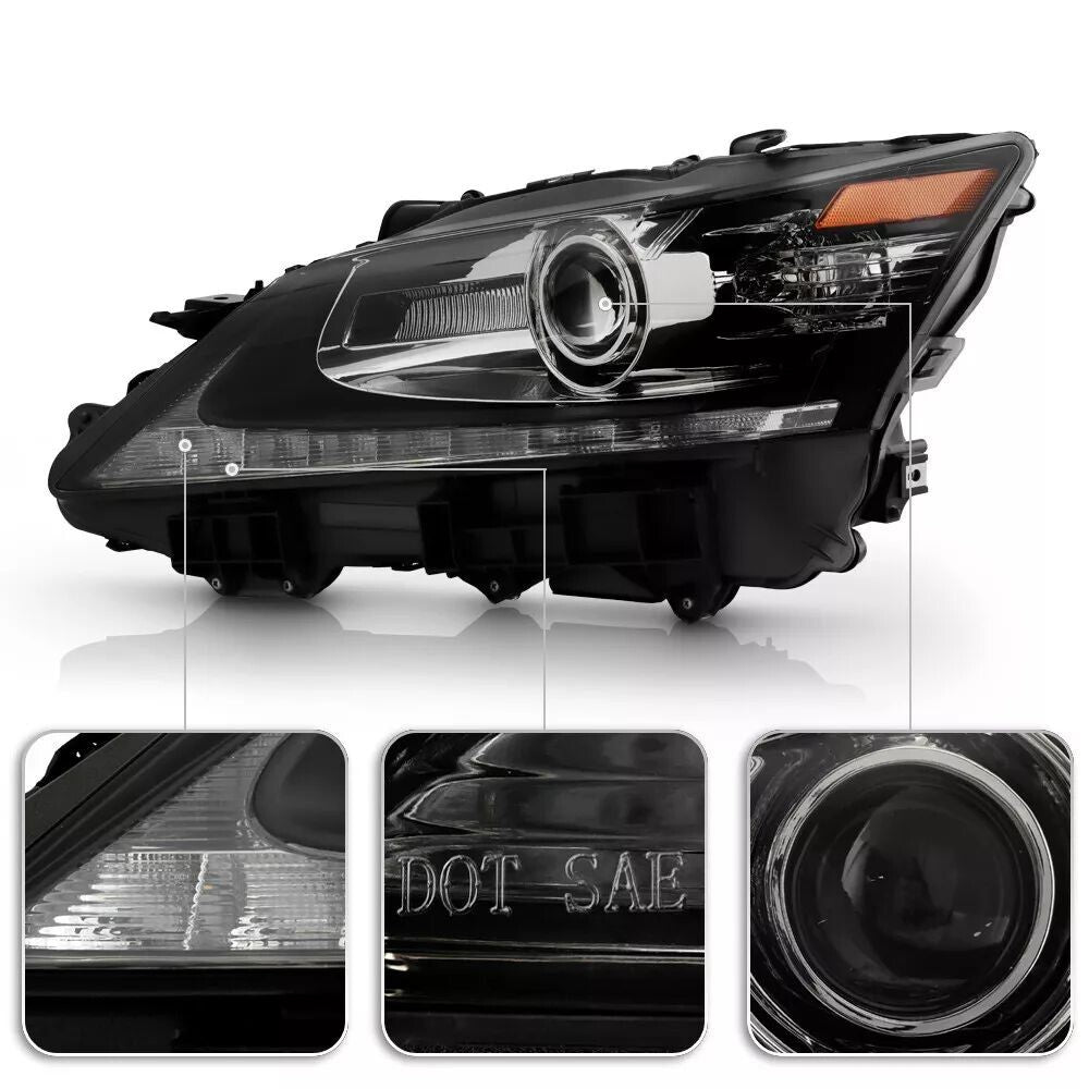 Left-side HID headlight with AFS projector is suitable for 2013-2015 for Lexus GS350 and GS450h.