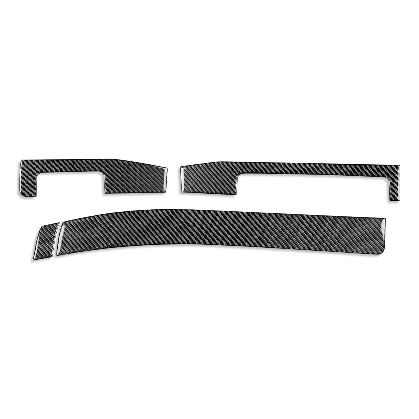 for BMW 3 Series M3 E46 98-05 Carbon Fiber Interior Dashboard Panel Cover 4Pcs