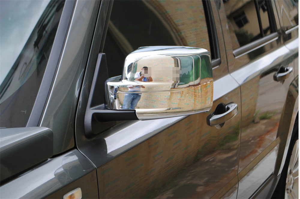 10¡ÁChrome ABS Side Rearview Mirror  Door Handle Cover for Jeep Patriot 2011-16