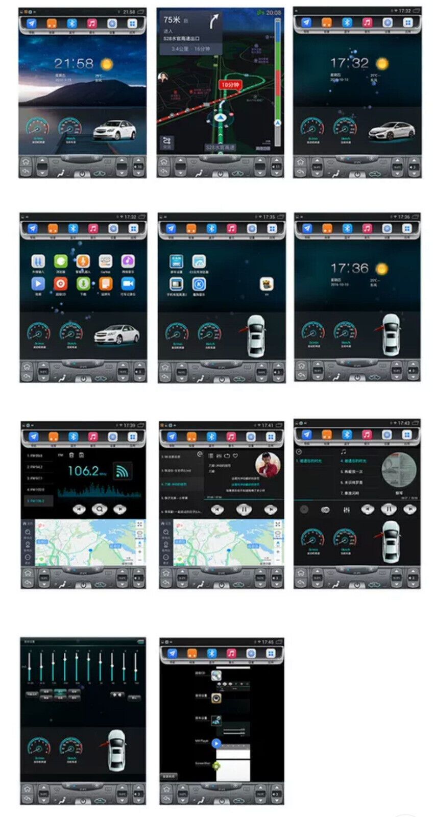 GPS Navigation 9.7 Touchscreen for Passat 12~15 radio Android for Volkswagen for VW CC