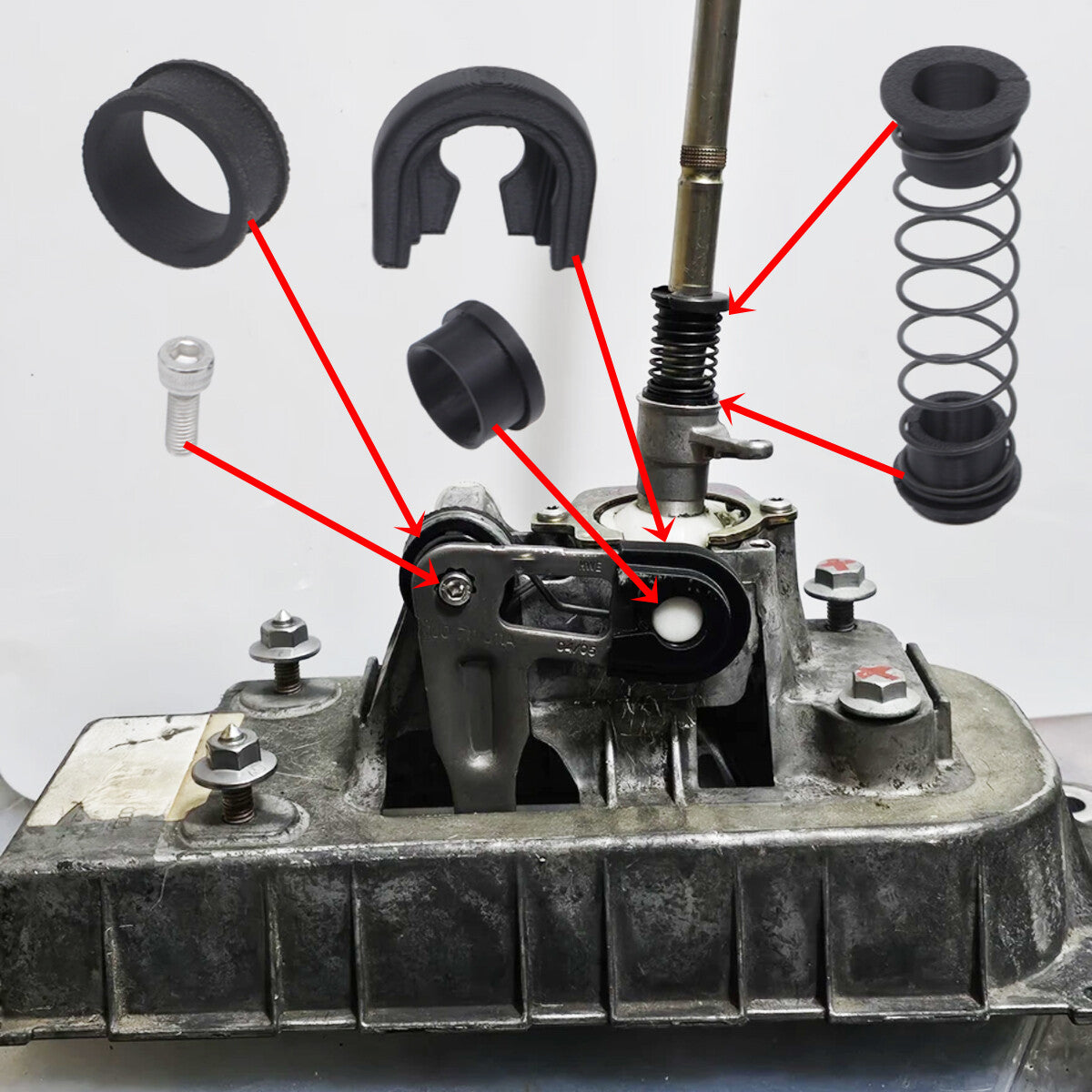 for VW Lupo 1999-2006 Trans Shifter First Gear Getter Selector Lever Bushings