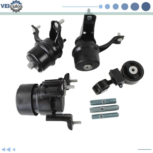 4Pcs Automatic Engine Motor  Trans Mount Set For 2007-2011 for Toyota for Camry 2.4L