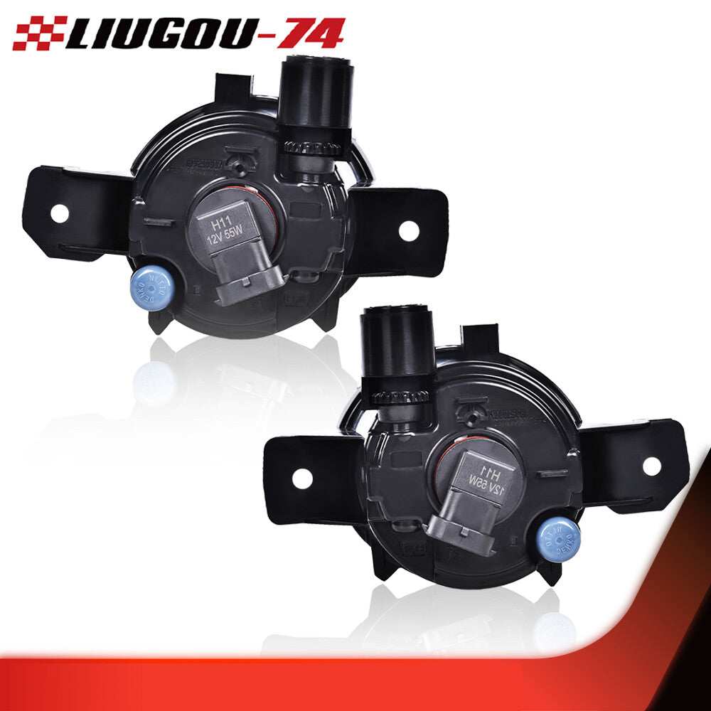 Transparent lens fog light replacement bulbs for 2007-2010 for BMW E70 X5 models.