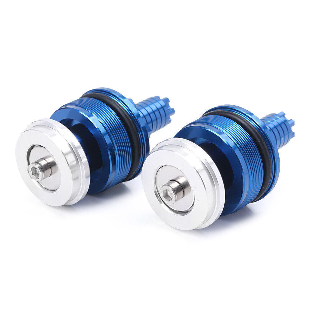 Fit for Yamaha YZF-R25/R3 CNC Preload Adjusters Fork Bolts BLUE Motorcycle