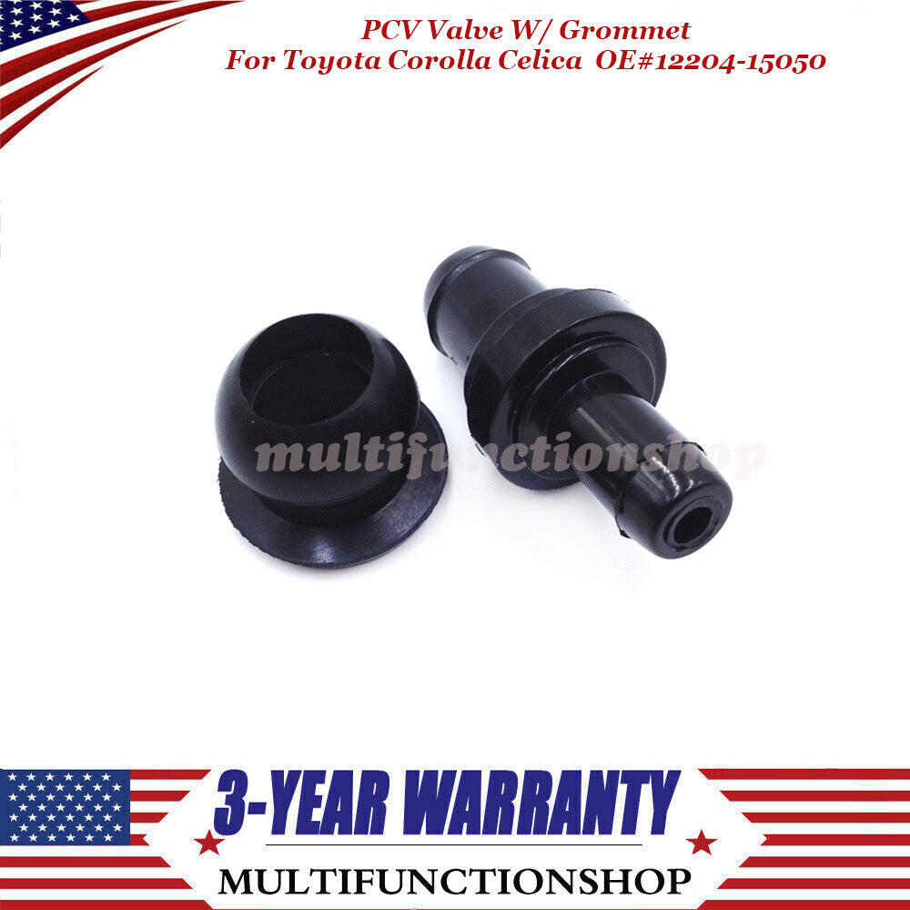 PCV Valve+Grommet Set 12204-15050 for Toyota for Corolla Celica 4AFE 7AFE 1993-1997