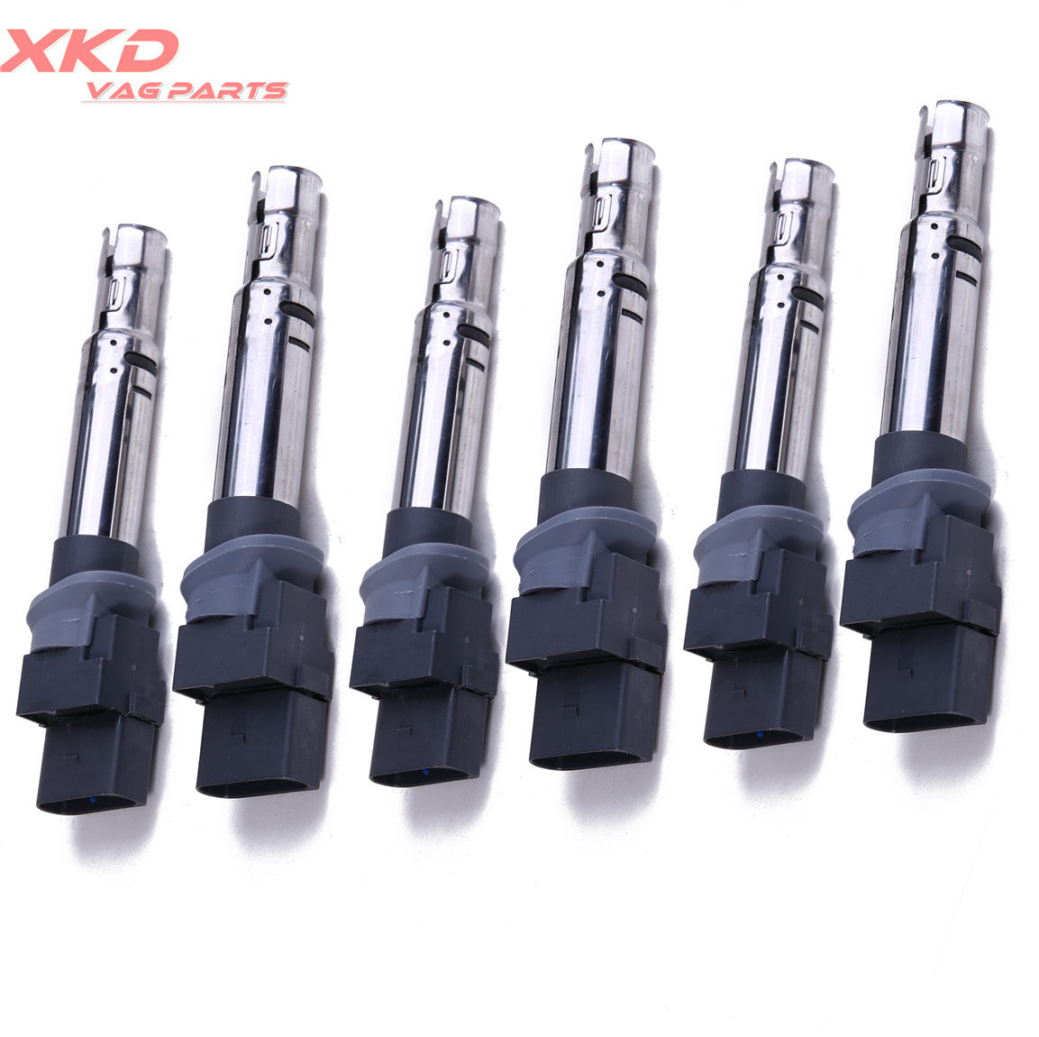 6-Piece Ignition Coil Kit for Audi A3 TT, for Volkswagen for Golf R32, Touareg Eos T5 3.2L