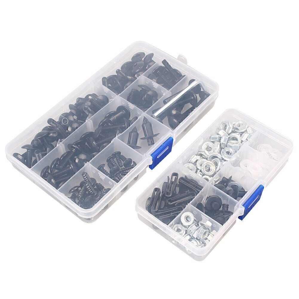Motorcycle Fairings Bolts Kits Fastener Clips Screw Spring Nuts Fit Sport Bike